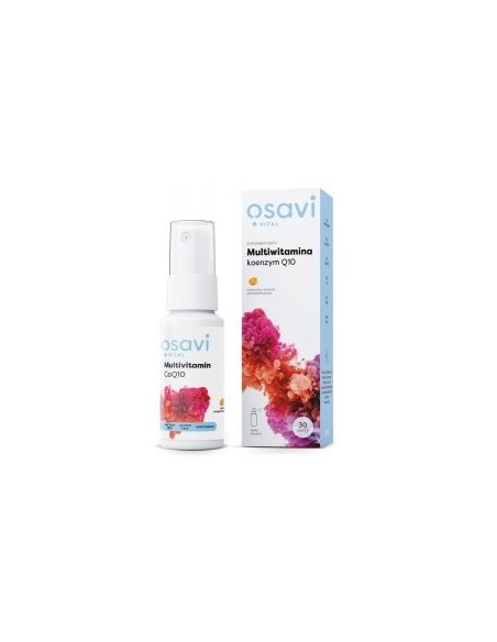 MULTIWITAMINA + Q10, SPRAY DOUSTNY 25ml POMARAŃCZA - OSAVI