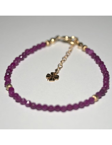 Bransoletka Szczęścia Rubin 3mm - Crystals Break