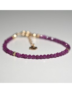 Bransoletka Szczęścia Rubin 3mm - Crystals Break 2