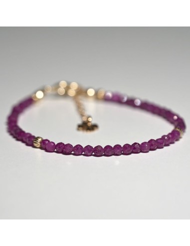 Bransoletka Szczęścia Rubin 3mm - Crystals Break