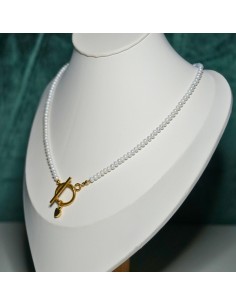 Naszyjnik Toggle Perły Naturalne 3mm - Crystals Break 2