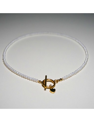 Naszyjnik Toggle Perły Naturalne 3mm - Crystals Break