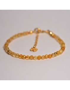 Bransoletka Szczęścia Cytryn 3mm - Crystals Break 2