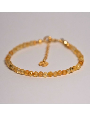Bransoletka Szczęścia Cytryn 3mm - Crystals Break