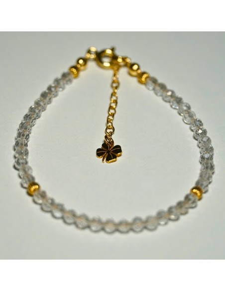 Bransoletka Szczęścia Kryształ Górski 3mm - Crystals Break