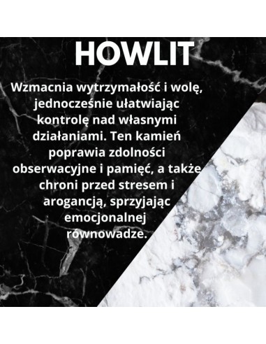 Bransoletka Howlit 8mm - Crystals Break