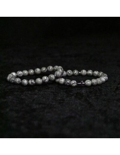 Bransoletka Jaspis Szary 8mm - Crystals Break 2