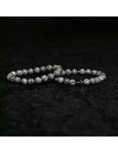 Bransoletka Jaspis Szary 8mm - Crystals Break