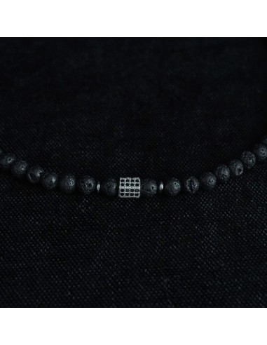 Naszyjnik Lawa Wulkaniczna 6mm - Crystals Break