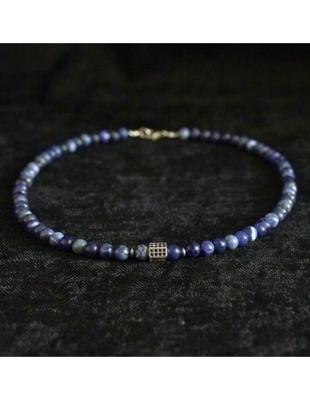 Naszyjnik Sodalit 6mm - Crystals Break