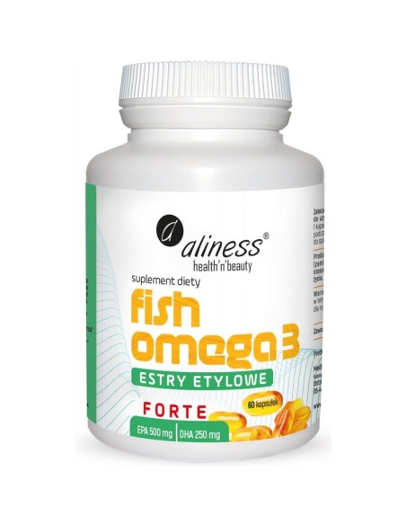 FISH OMEGA-3 FORTE ESTRY ETYLOWE 60 KAPS. ALINESS