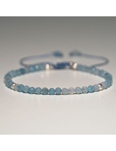 Bransoletka Akwamaryn 3mm - Crystals Break
