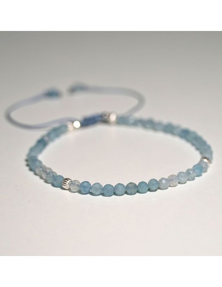 Bransoletka Akwamaryn 3mm - Crystals Break