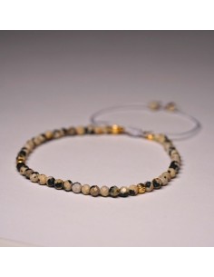 Bransoletka Jaspis Dalmatyński 3mm - Crystals Break 2