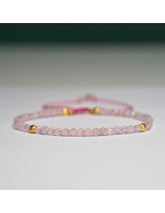 Bransoletka Kwarc Różowy 3mm - Crystals Break