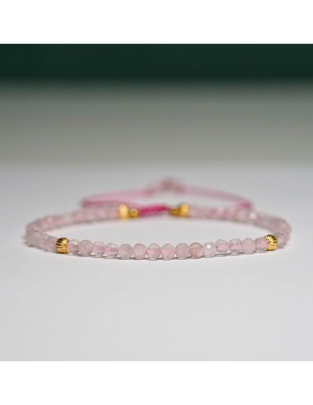 Bransoletka Kwarc Różowy 3mm - Crystals Break
