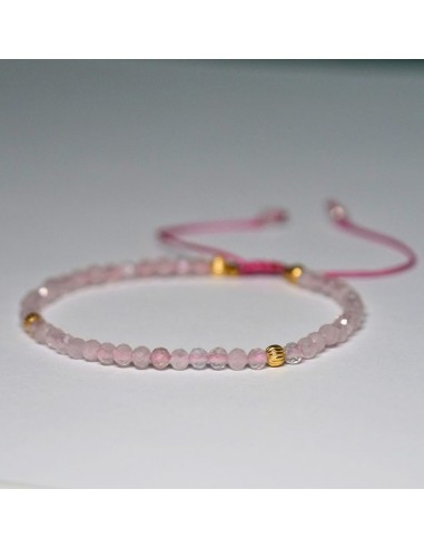 Bransoletka Kwarc Różowy 3mm - Crystals Break