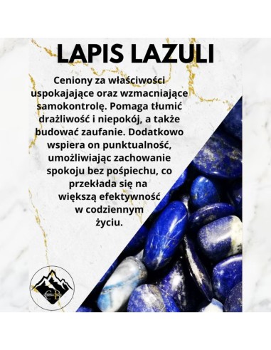 Bransoletka Lapis Lazuli 3mm - Crystals Break