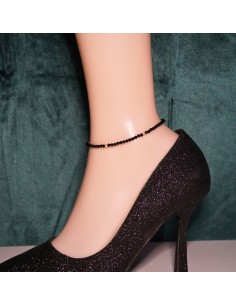 Bransoletka na nogę Turmalin 3mm - Crystals Break 2