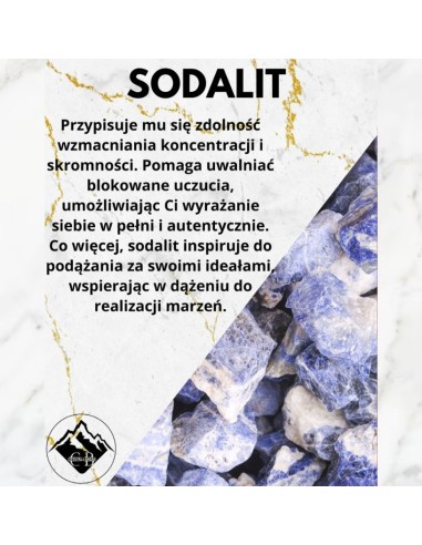 Bransoletka Sodalit 3mm - Crystals Break