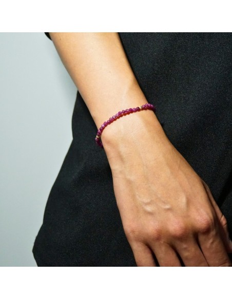 Bransoletka Rubin 3mm - Crystals Break