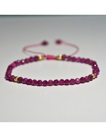 Bransoletka Rubin 3mm - Crystals Break