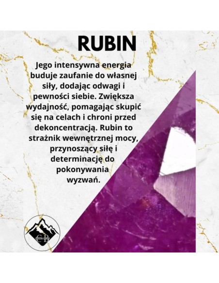 Bransoletka Rubin 3mm - Crystals Break