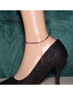 Bransoletka Noga Ametyst 3mm - Crystals Break