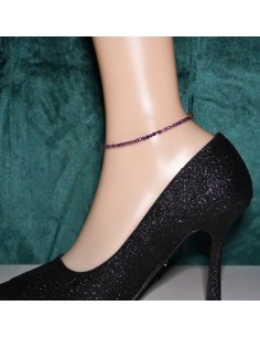 Bransoletka Noga Ametyst 3mm - Crystals Break 2