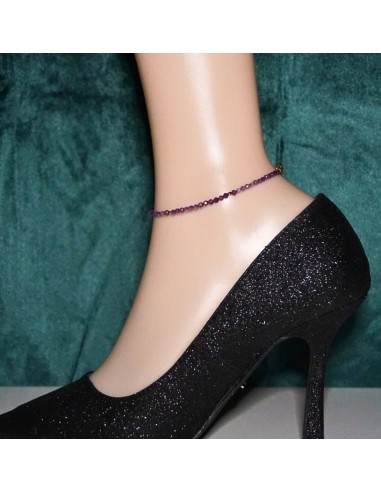 Bransoletka Noga Ametyst 3mm - Crystals Break