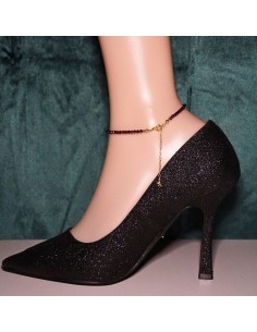 Bransoletka Noga Granat 3mm - Crystals Break