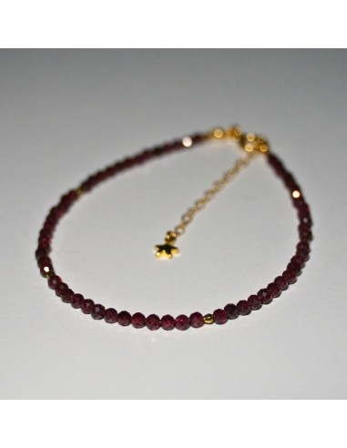 Bransoletka Noga Granat 3mm - Crystals Break