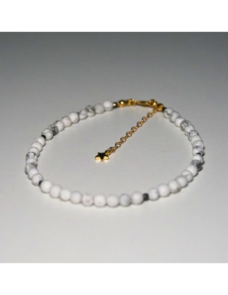 Bransoletka Noga Howlit 4mm - Crystals Break