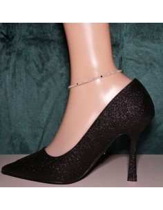 Bransoletka Noga Kamień Księżycowy 3mm - Crystals Break 2