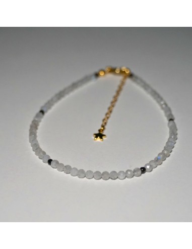 Bransoletka Noga Kamień Księżycowy 3mm - Crystals Break