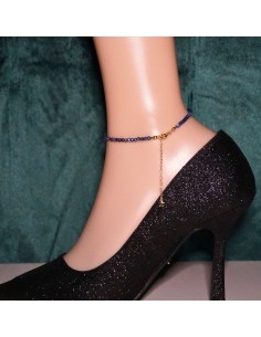 Bransoletka Noga Lapis Lazuli 3mm - Crystals Break