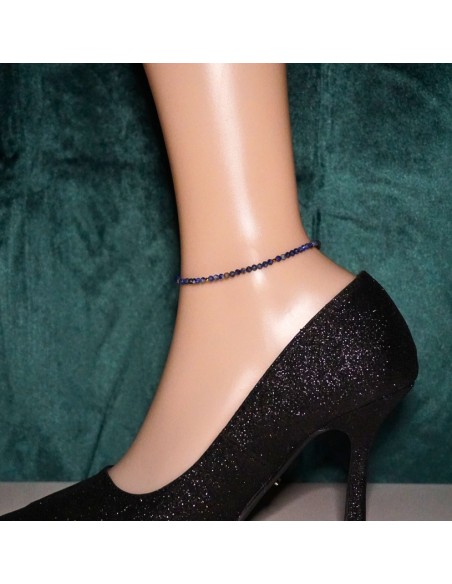 Bransoletka Noga Lapis Lazuli 3mm - Crystals Break