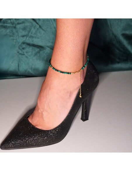 Bransoletka Noga Malachit 3mm - Crystals Break