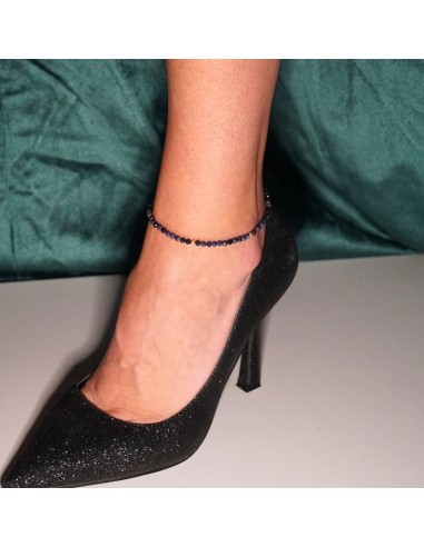 Bransoletka Noga Szafir 3mm - Crystals Break