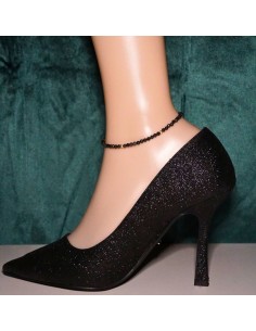 Bransoletka Noga Szafir Ciemny 3mm - Crystals Break 2