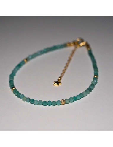 Bransoletka Noga Szmaragd Jasny 3mm - Crystals Break