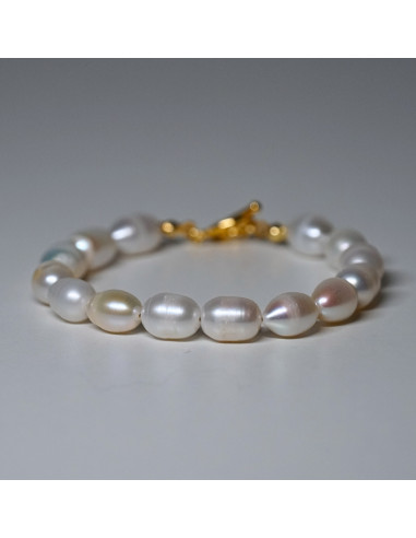 Bransoletka Toggle Perła Naturalna 6mm - Crystals Break