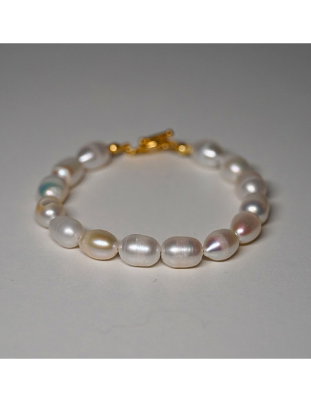 Bransoletka Toggle Perła Naturalna 6mm - Crystals Break