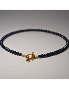 Naszyjnik Toggle Perła Naturalna Czarna 6mm - Crystals Break 2