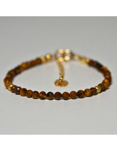 Bransoletka Szczęścia Tygrysie Oko 3mm - Crystals Break