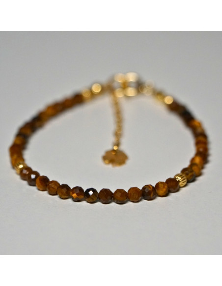 Bransoletka Szczęścia Tygrysie Oko 3mm - Crystals Break