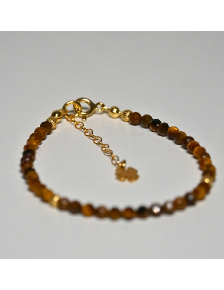 Bransoletka Szczęścia Tygrysie Oko 3mm - Crystals Break