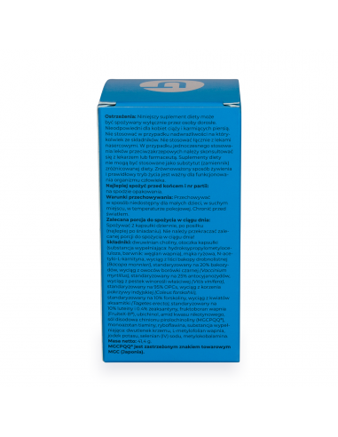 NEURO PQQ - WSPARCIE DLA MÓZGU 60kaps. - VISANTO UKRYTE TERAPIE JERZY ZIĘBA