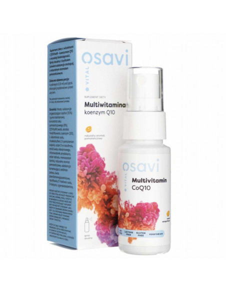 MULTIWITAMINA + Q10, SPRAY DOUSTNY 25ml POMARAŃCZA - OSAVI