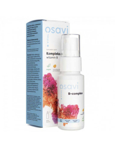 KOMPLEKS WITAMIN B - SPRAY DOUSTNY 25ml POMARAŃCZA - OSAVI